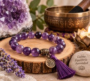 Pulsera de Amatista Natural
