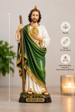Estatueta de San Judas Tadeo en Resina 20 cm