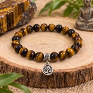 Pulsera de Ojo de Tigre Natural
