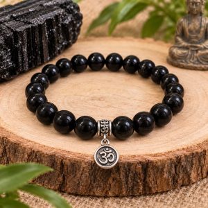 Pulsera de Turmalina Negra Natural